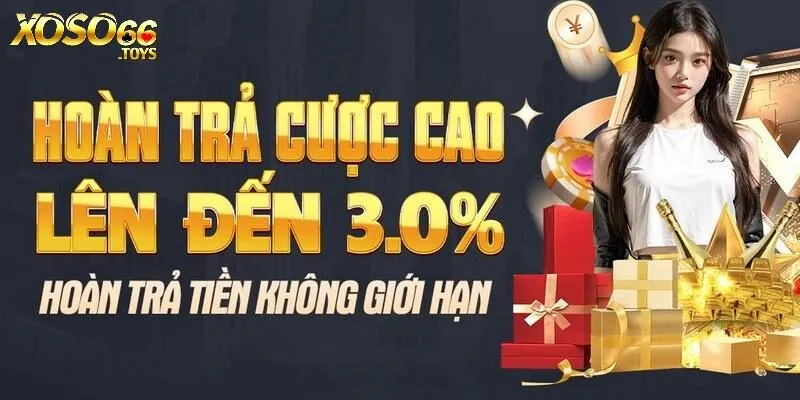 Khuyến Mãi Xoso66 - Tổng Hợp Các Chương Trình Hot Nhất 2025 3 Nhà cái mang đến chính sách hoàn trả hấp dẫn